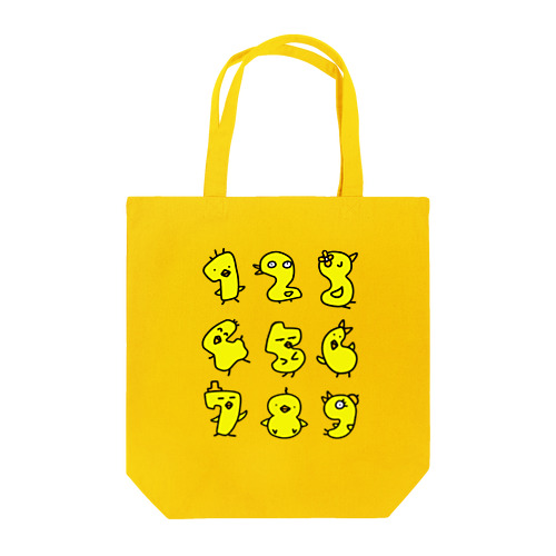 🐤数字アヒル🐤 Tote Bag