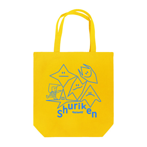Shuriken (青色） トートバッグ