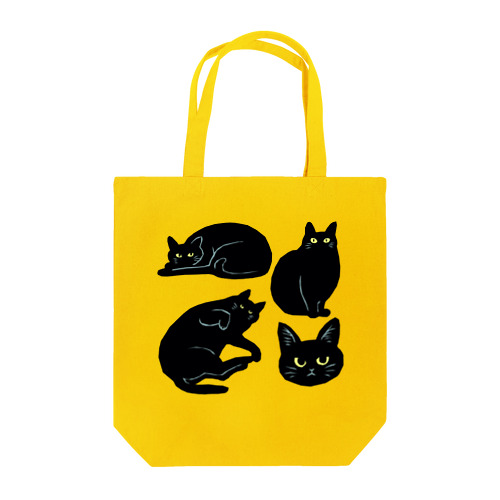 黒猫４ Tote Bag