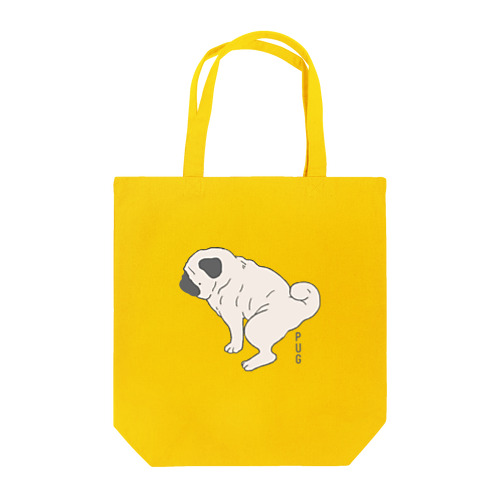 今日もがんばるパグ Tote Bag