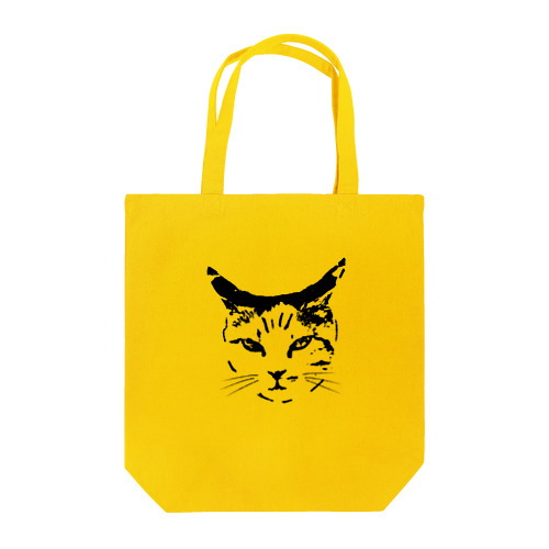 睨んでるネコ Tote Bag