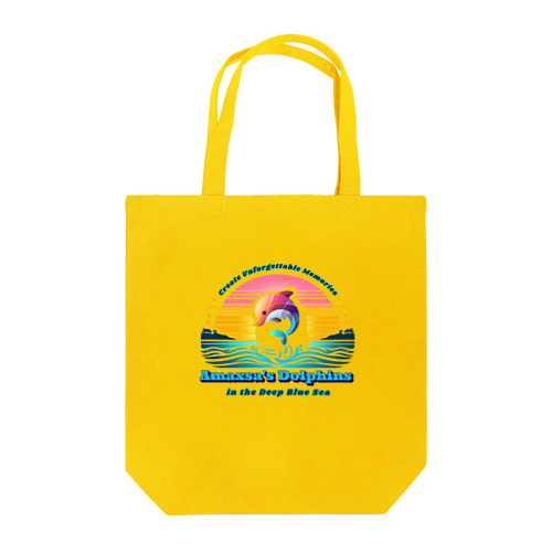 Amaxsa天草の海-Dolphins Tote Bag