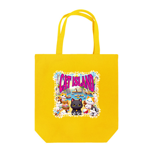 Amaxsa猫の島-Cat-island2 Tote Bag