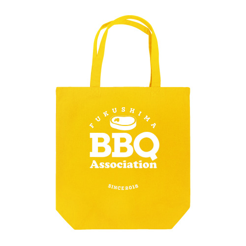 福島BBQ協会Circleロゴ白文字 Tote Bag