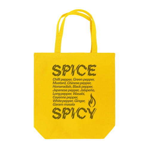 SPICE SPICY（Diagonal） Tote Bag