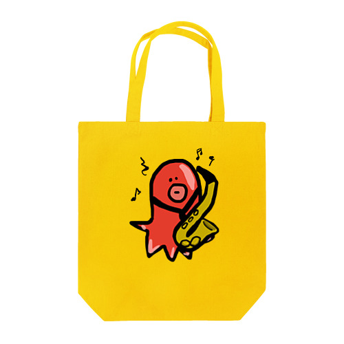 音符付サックスタコちゃん Tote Bag