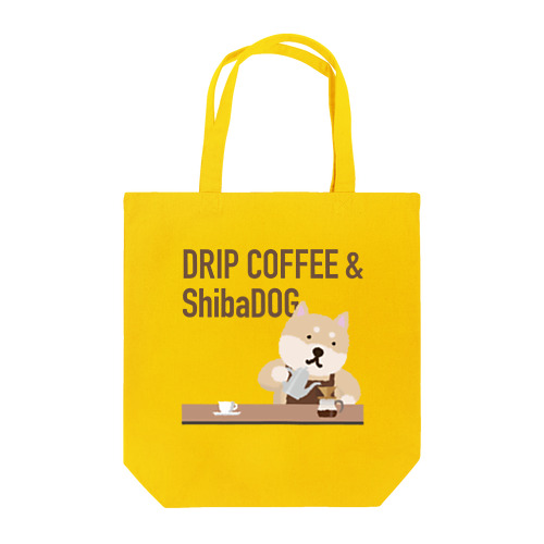 DRIP COFFEE & ShibaDOG Tote Bag