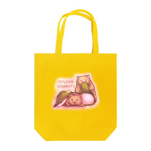 SPRING WOMBATS Tote Bag