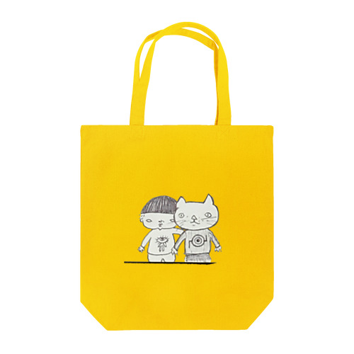 ねこさんとぼく Tote Bag