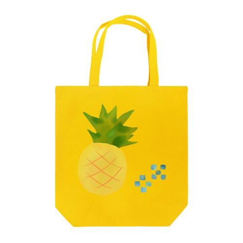 パイナップル　水彩　文字なし　pineapple no text Tote Bag
