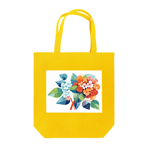 オレンジブルーハイドレンジア Tote Bag