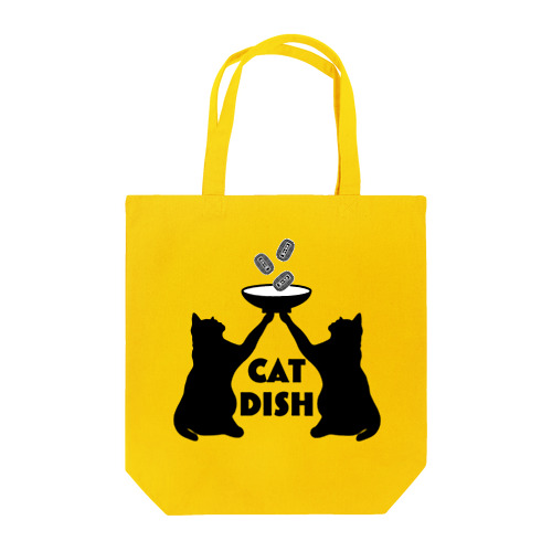 落語シリーズ　猫の皿 Tote Bag