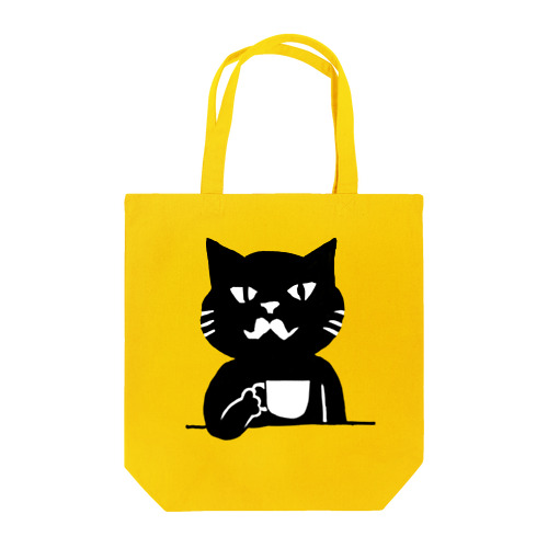 喫茶・髭猫ロゴ② Tote Bag