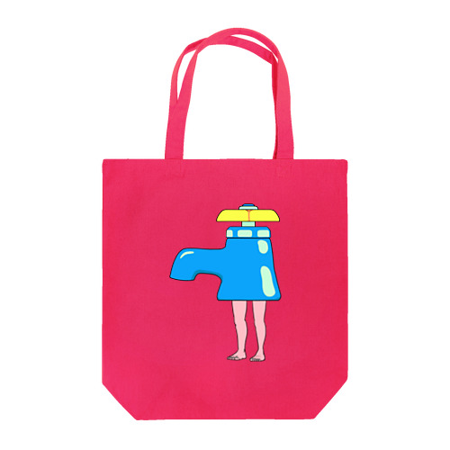 足の生えた蛇口 Tote Bag