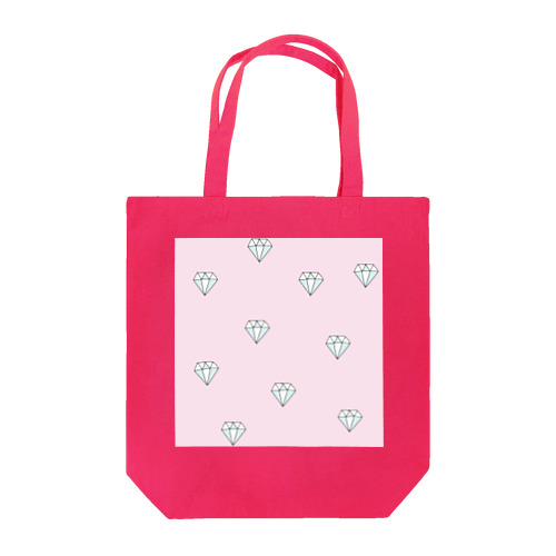ピンクダイヤモンド Tote Bag