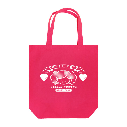 SOBAKASU ガール(SUPER CUTE)ホワイト Tote Bag