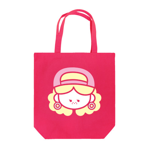 SOBAKASU スポーティガール(PINK CAP) Tote Bag