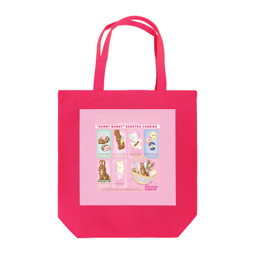 BUNNY BUNNY EGGSTRA CANDIES Tote Bag