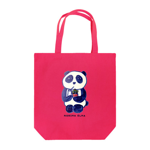 ポテトとシェイク中のパンさん Tote Bag