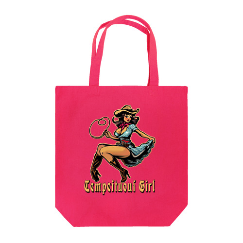 COWGIRL　じゃじゃ馬娘　tempestuous girl Tote Bag