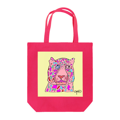 ピンクジャガーのバッグ Tote Bag