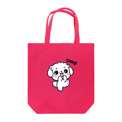 OMG-DOG マルチーズのまるる Tote Bag