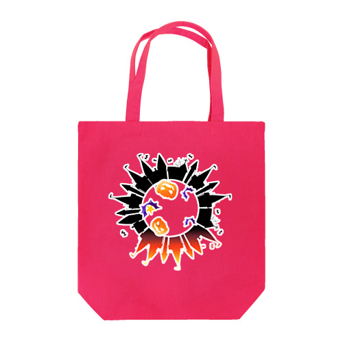 ハロウィンの街並みくん Tote Bag