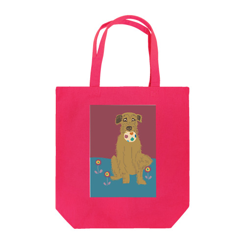 ボール遊び　茶犬 Tote Bag