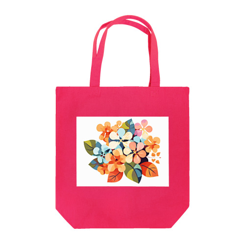 カラフル紫陽花 Tote Bag