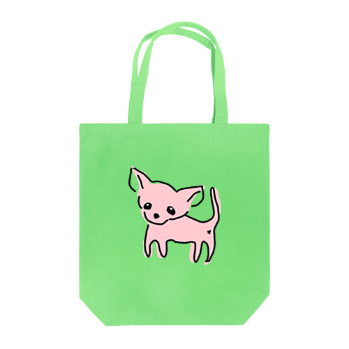ゆるチワワ（ピンク） Tote Bag