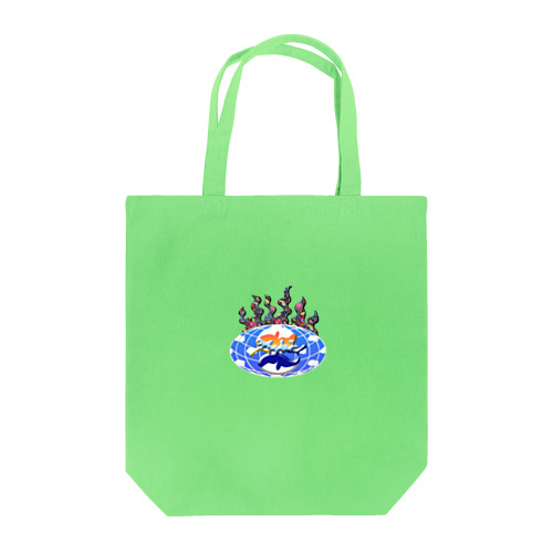 Whale Planet Tote Bag