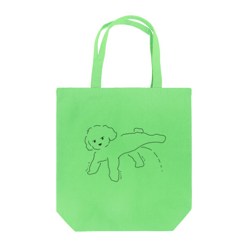 ごきげんな犬（無色） Tote Bag