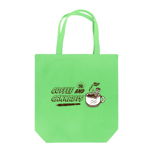 Coffee＆Cannabis（コーヒーと大麻）　#2 Tote Bag