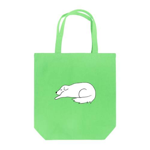 寝る大型犬 Tote Bag