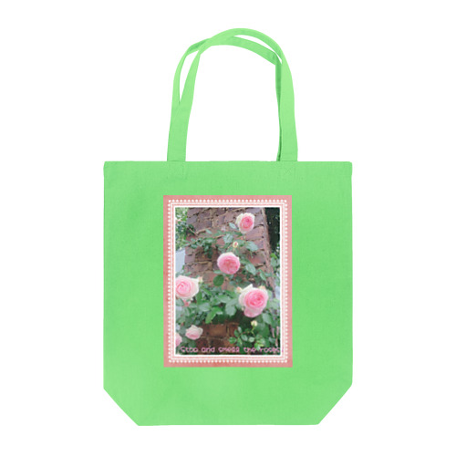 Stop and smell the ROSES🌹立ち止まり今を味わおう🌟 Tote Bag