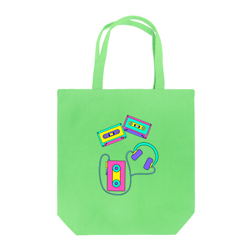 90'S LOVE -ウォークマンとカセットテープ Tote Bag