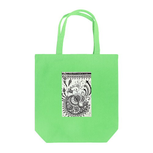 ピーコックメヘンディ Tote Bag