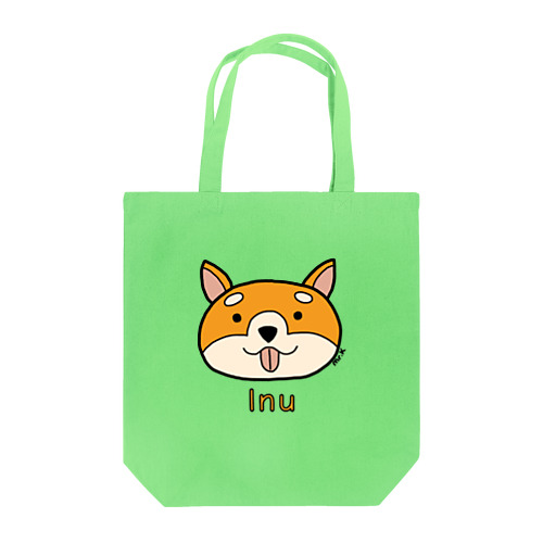 Inu (犬) 色デザイン トートバッグ