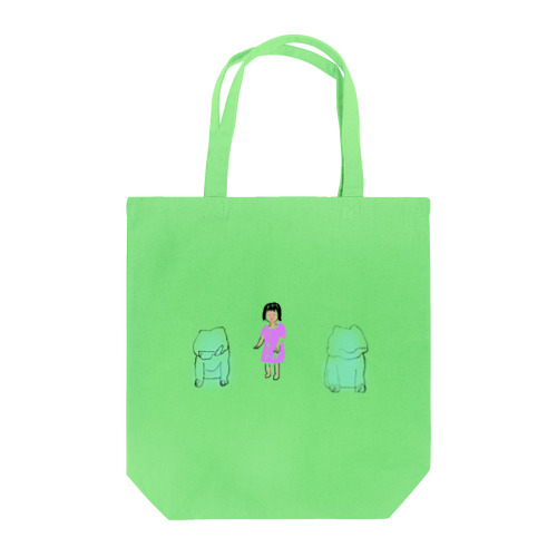 こまいぬガール(Q庭園) Tote Bag