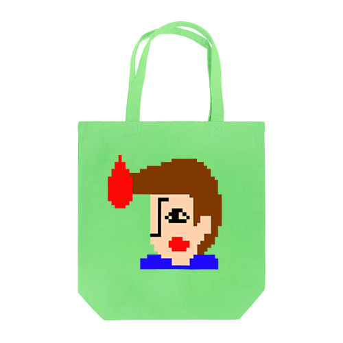 リーゼント燃えてるよ　ドット絵2 Tote Bag