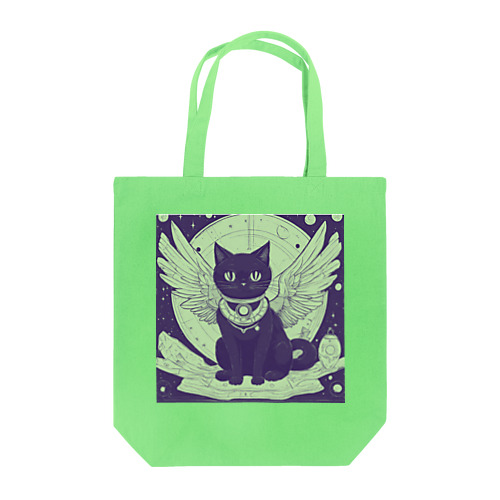宇宙黒猫キョロちゃん(チョコミント) Tote Bag