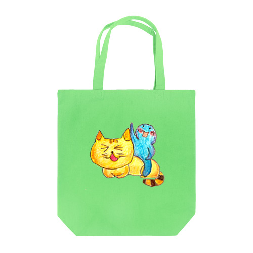 ミャーコとくにゃくにゃさん Tote Bag