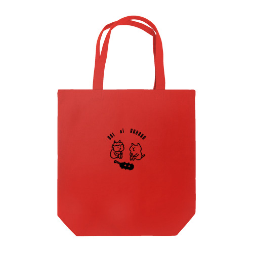 鬼に金棒　猫にも Tote Bag