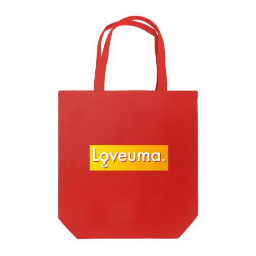 Loveuma. Box Logo Tote Bag