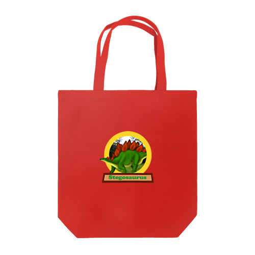 恐竜マークシリーズ　ステゴサウルス Tote Bag