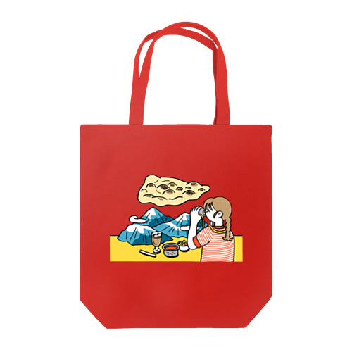 エベレストと比べてもかなりデカいナン Tote Bag