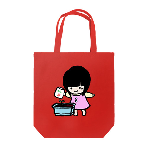 お花に愛ちゃん Tote Bag