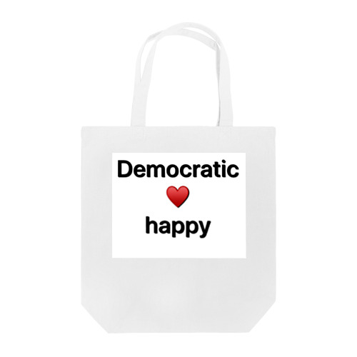  Democratic happy Tote Bag