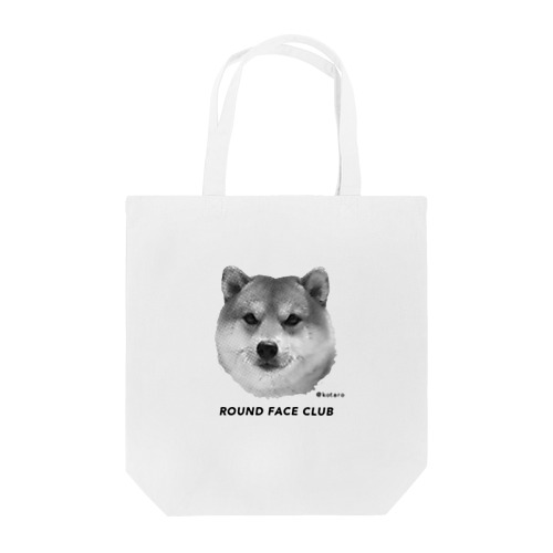 ROUND FACE CLUB.(mono) Tote Bag