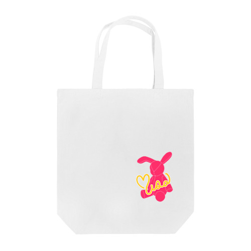 ネオンうさ（ピンク） Tote Bag